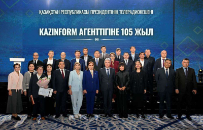Глава государства поздравил Kazinform