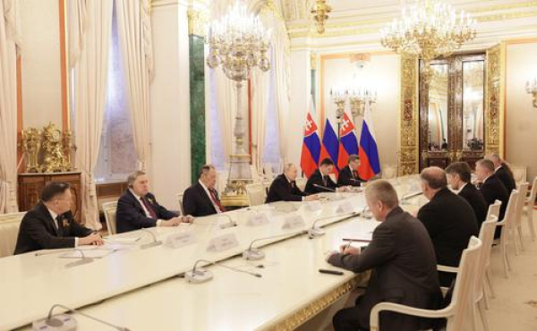 Владимир Путин провел переговоры с премьером Словакии Робертом Фицо