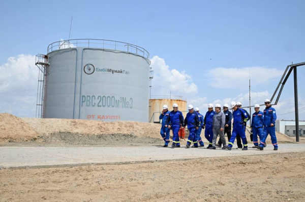 Глава КМГ посетил месторождения АО "Эмбамунайгаз"