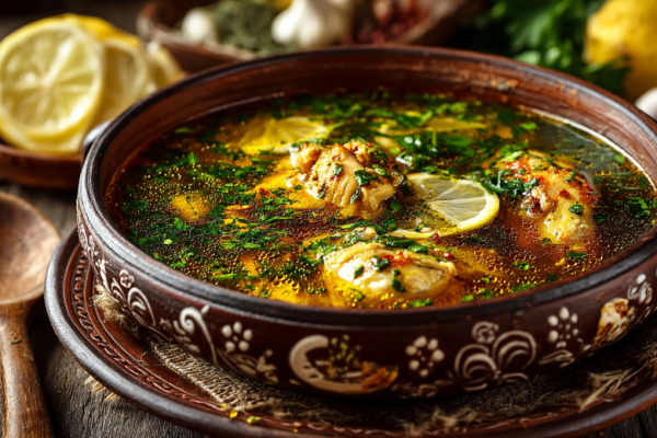 Долго искал рецепт сытного, но не тяжелого супа. Нашел в Грузии: чихиртма с курицей, луком и яйцом. Лимон и кинза творят чудеса!