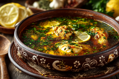 Долго искал рецепт сытного, но не тяжелого супа. Нашел в Грузии: чихиртма с курицей, луком и яйцом. Лимон и кинза творят чудеса!