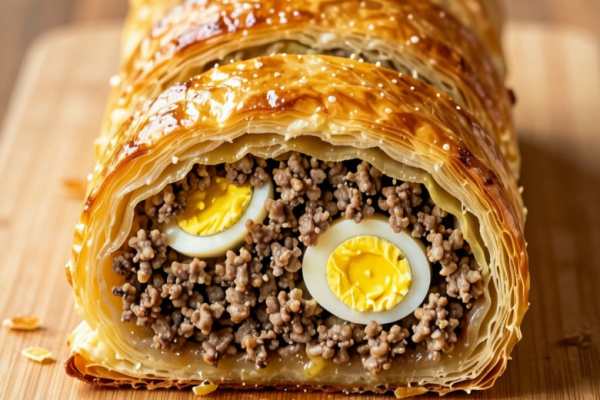 Забыла о куличах. Этот французский рулет с фаршем и яйцами станет главным блюдом Пасхи. Красивее кулича и вкуснее любого пирога