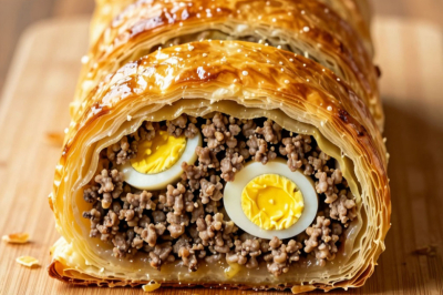 Забыла о куличах. Этот французский рулет с фаршем и яйцами станет главным блюдом Пасхи. Красивее кулича и вкуснее любого пирога