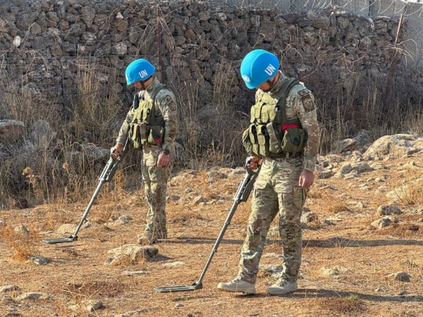 Казахстанские миротворцы обезвредили более тысячи взрывоопасных предметов на Голанских высотах