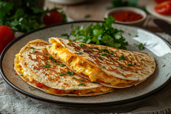 Готовлю в рабочие будни и не ломаю голову над завтраком: просто выливаю яйца на лепешку &mdash; и сыта до обеда