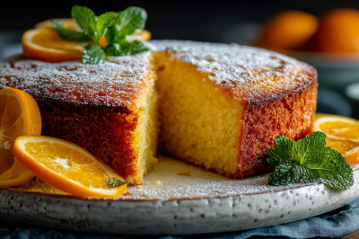 Постный манник &laquo;Апельсиновый&raquo;: влажный, ароматный, без яиц и молока. Готовится на за 10 минут! Идеальный десерт