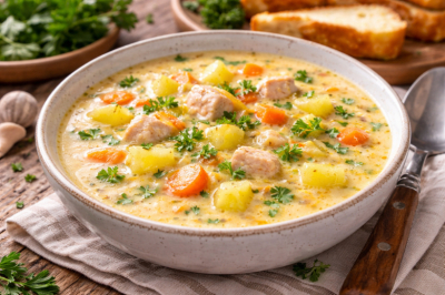 Про щи и лапшу уже и забыла: сырный супчик &mdash; новый фаворит. Обволакивающий бульон и отменный вкус