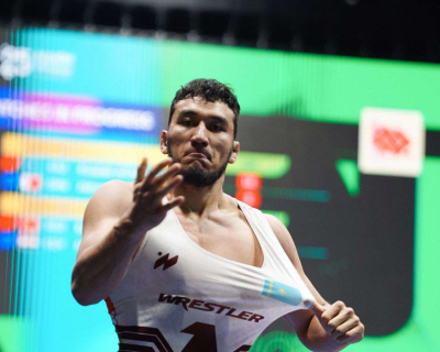 Борец Ризабек Айтмухан стал серебряным призером Игр Исламской Солидарности