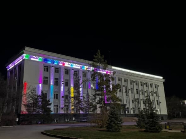 Народный репортер. Обратите внимание на подсветку телевышки