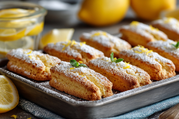 Лимонные палочки &mdash; вкусное печенье к чаю из пачки сливочного масла, сахара и муки: хранится 2 недели
