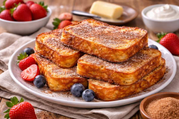 Гренки на молоке теперь не в почёте &mdash; лью сливки и жарю так. Получаются как во французском кафе с идеальной корочкой