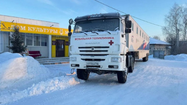 Мобильная поликлиника заработала в селе Татарские Челны Менделеевского района РТ