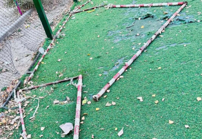 Футбольные ворота упали на ребенка в Кокшетау