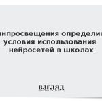 Минпросвещения определило условия использования нейросетей в школах