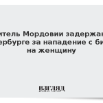 Житель Мордовии задержан в Петербурге за нападение с битой на женщину