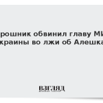Мирошник обвинил главу МИД Украины во лжи об Алешках