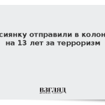 Россиянку отправили в колонию на 13 лет за терроризм