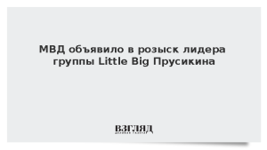 МВД объявило в розыск лидера группы Little Big Прусикина