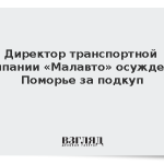 Директор транспортной компании «Малавто» осужден в Поморье за подкуп