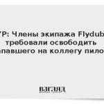 NYP: Члены экипажа Flydubai требовали освободить напавшего на коллегу пилота
