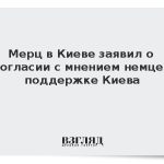Мерц в Киеве заявил о несогласии с мнением немцев о поддержке Киева
