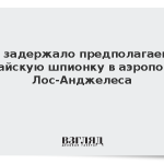 ФБР задержало предполагаемую китайскую шпионку в аэропорту Лос-Анджелеса