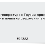 Экс-генпрокурор Грузии признал вину в попытке свержения власти