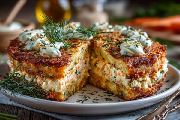 Торт из куриной грудки — вкуснее печеночного: со сливочно-чесночной прослойкой