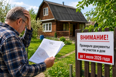 Многие дачники могут лишиться своих дач с июля 2026 года